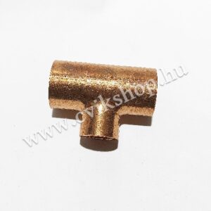 IBP PG5130R réz press szűkített T-idom gázra 28-22-28mm