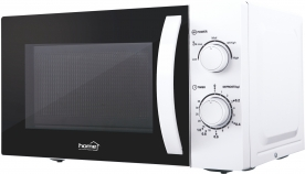 Home HG MH 21 mikrohullámú sütő, 700 W, 20 literes, 5 fokozatban állítható teljesítmény, fehér